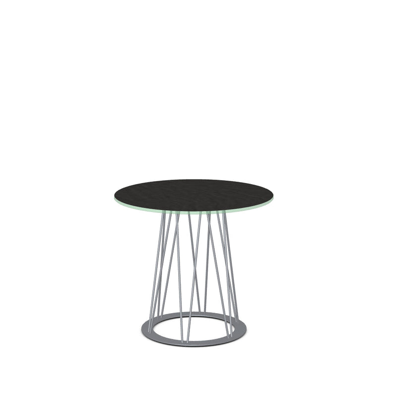 Calypso End Table w/ Starstone Glass Tabletop