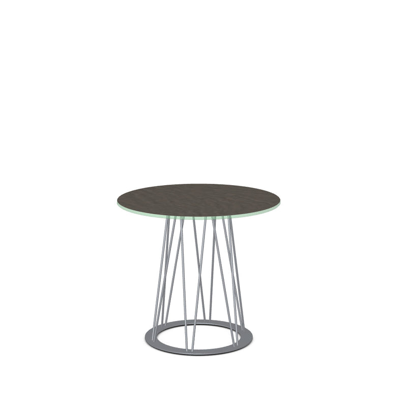 Calypso End Table w/ Starstone Glass Tabletop