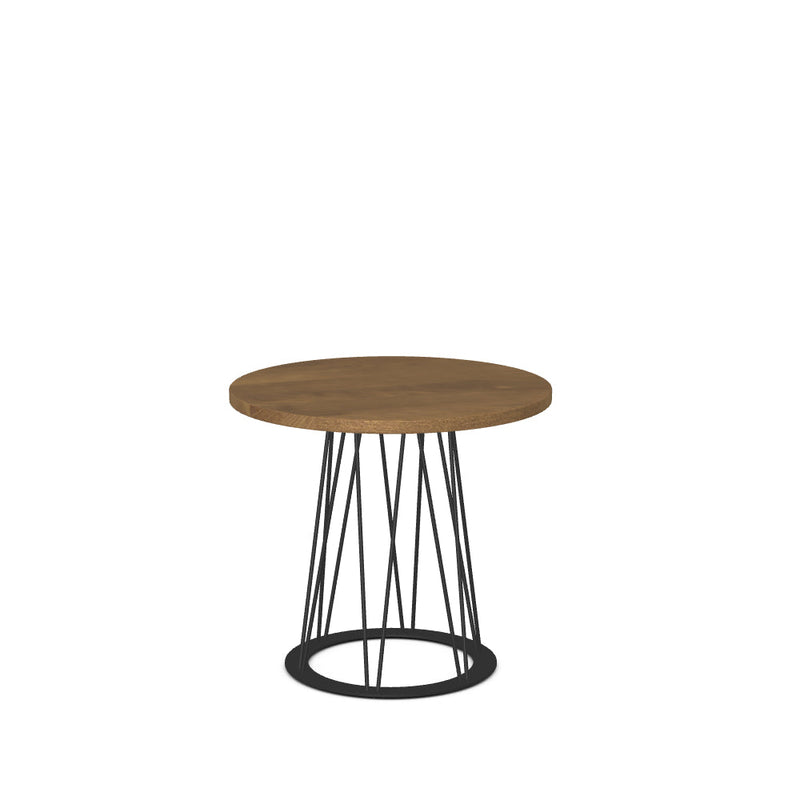 Calypso End Table w/ Solid Wood Tabletop