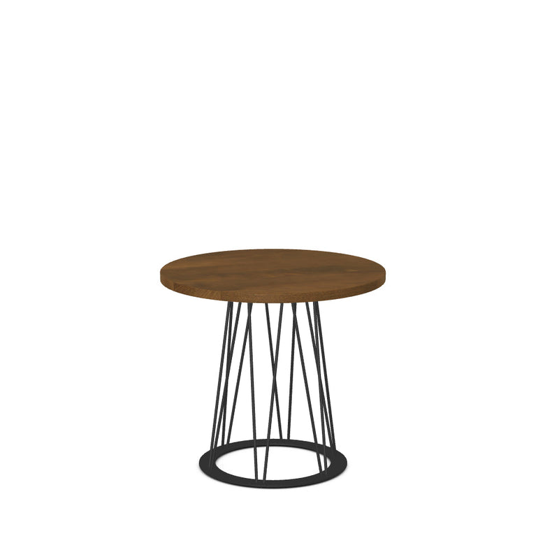 Calypso End Table w/ Solid Wood Tabletop