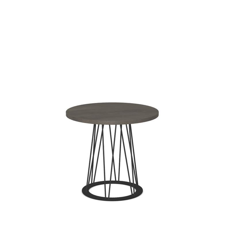 Calypso End Table w/ Solid Wood Tabletop