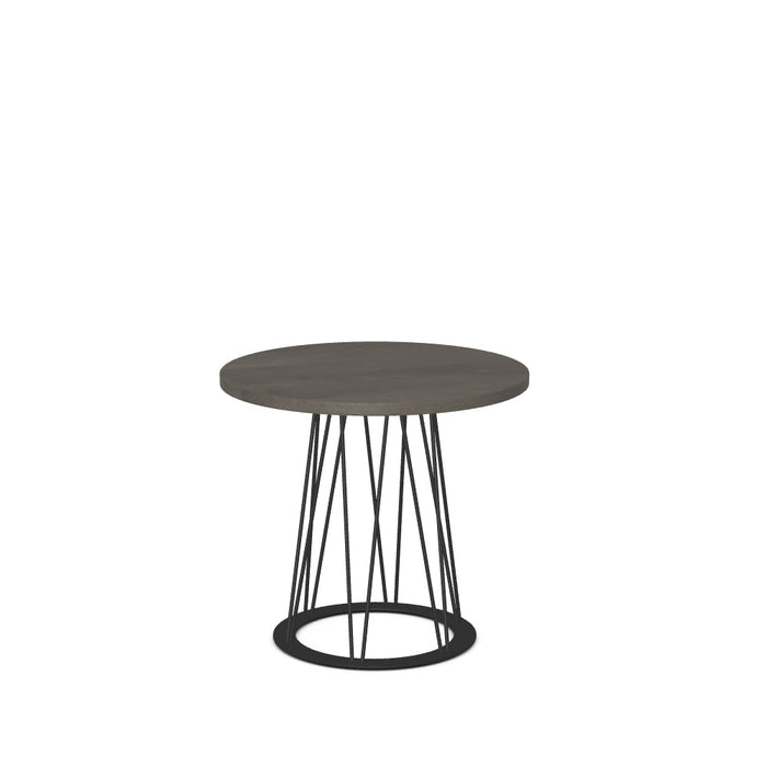 Calypso End Table w/ Solid Wood Tabletop