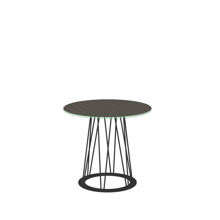 Calypso End Table w/ Starstone Glass Tabletop