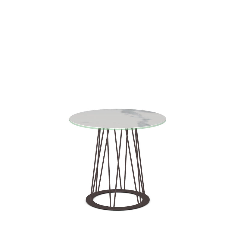 Calypso End Table w/ Italian Porcelain Tabletop