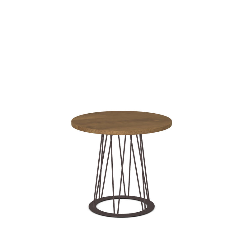 Calypso End Table w/ Solid Wood Tabletop