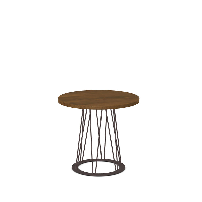 Calypso End Table w/ Solid Wood Tabletop