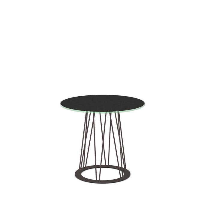 Calypso End Table w/ Starstone Glass Tabletop