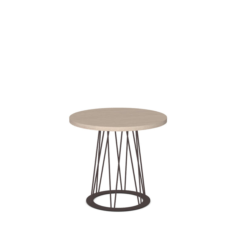 Calypso End Table w/ Wood Veneer Tabletop