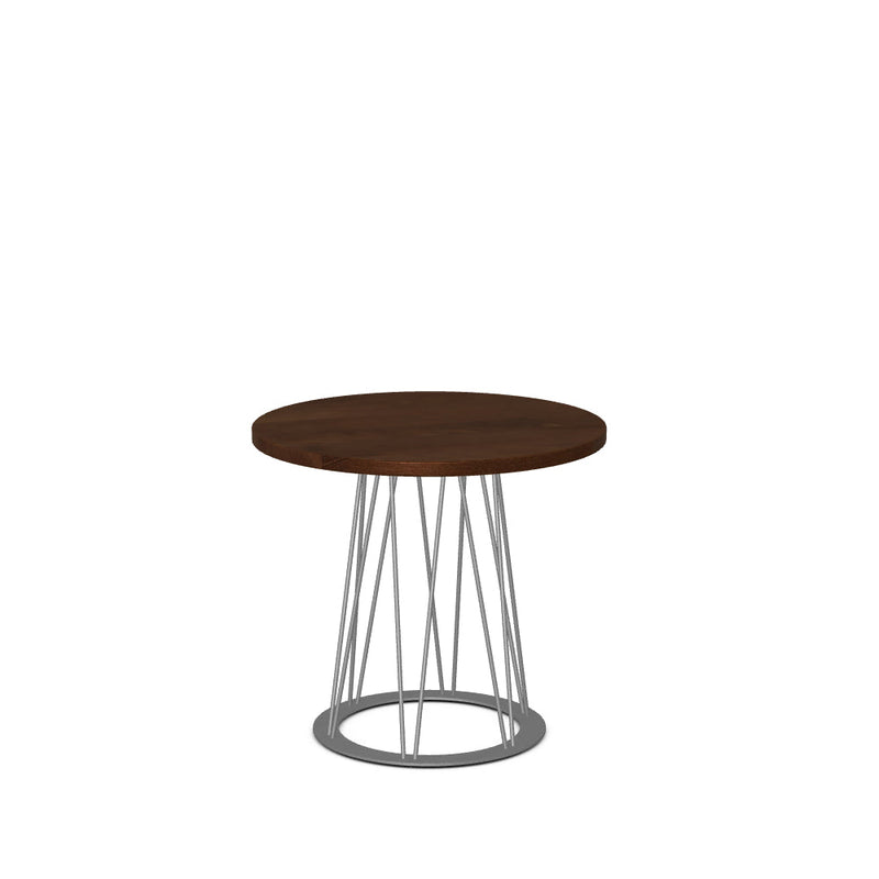Calypso End Table w/ Solid Wood Tabletop