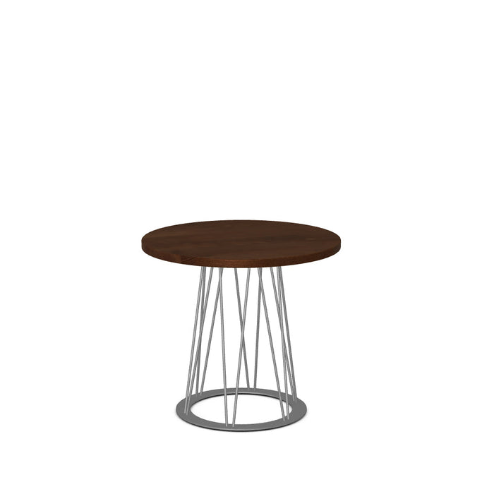 Calypso End Table w/ Solid Wood Tabletop