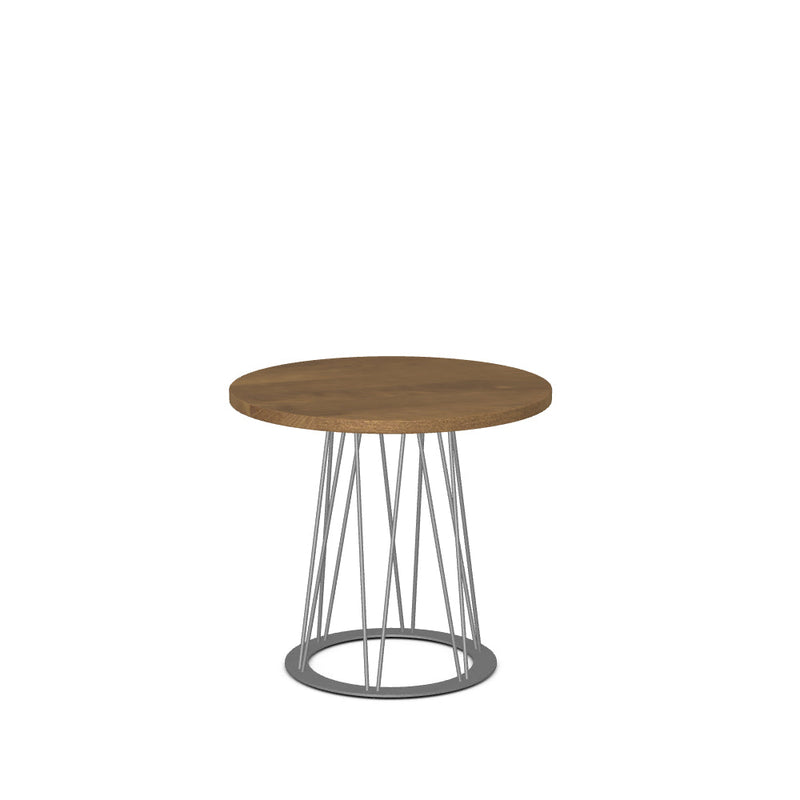 Calypso End Table w/ Solid Wood Tabletop