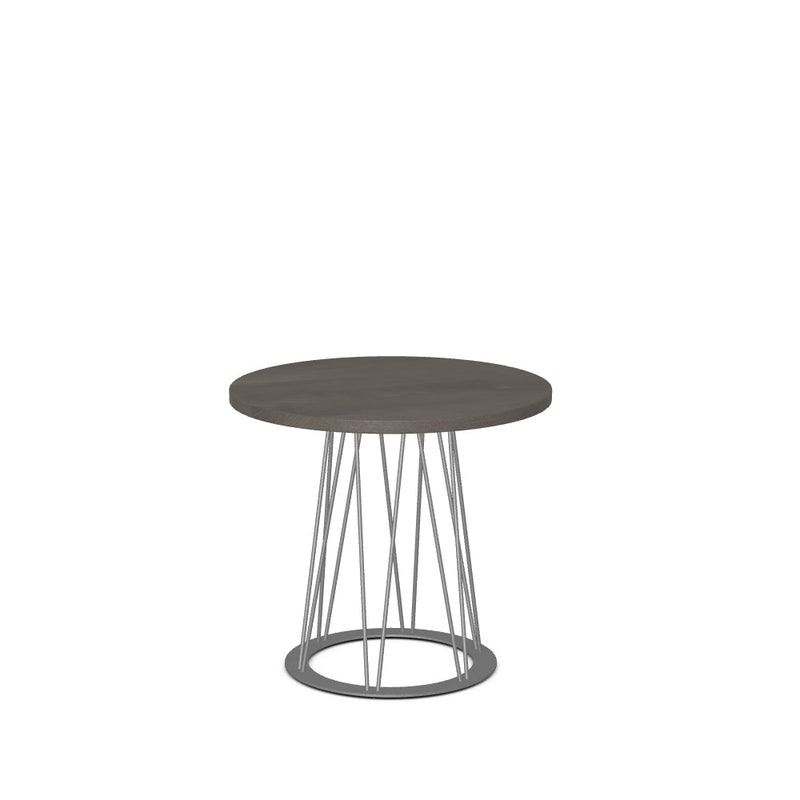 Calypso End Table w/ Solid Wood Tabletop