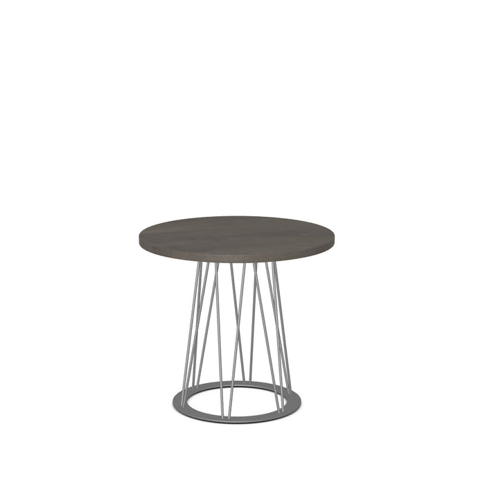 Calypso End Table w/ Solid Wood Tabletop
