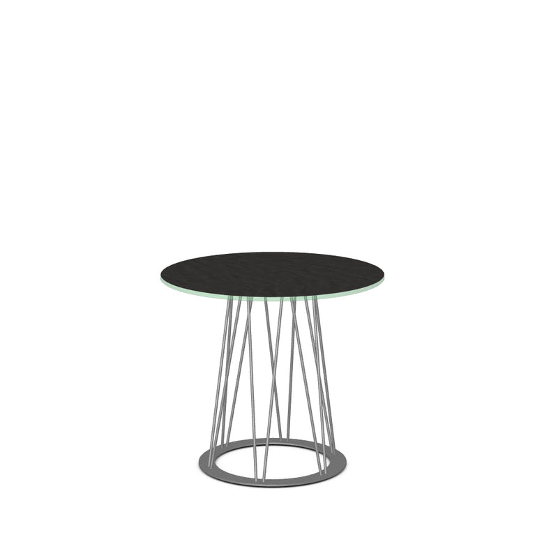 Calypso End Table w/ Starstone Glass Tabletop