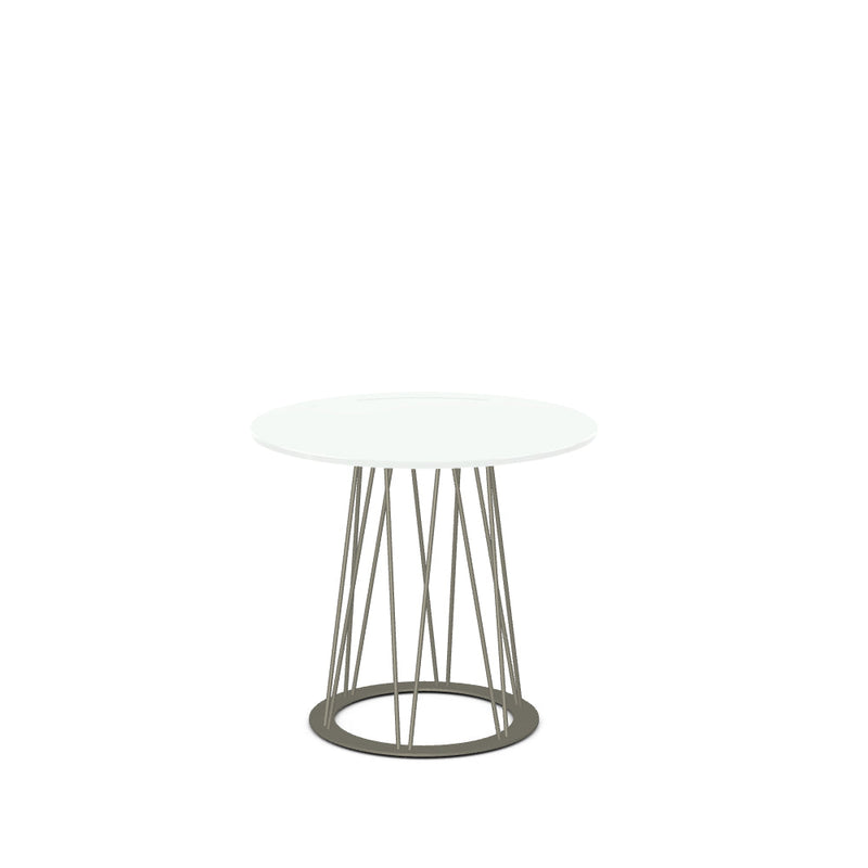 Calypso End Table w/ Glass Tabletop