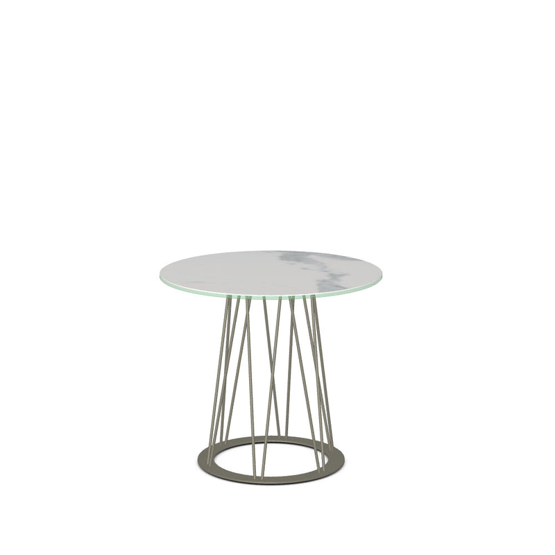 Calypso End Table w/ Italian Porcelain Tabletop