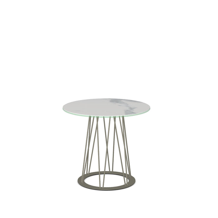 Calypso End Table w/ Italian Porcelain Tabletop