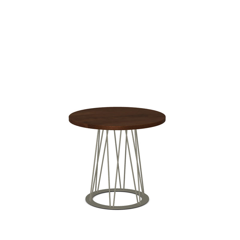 Calypso End Table w/ Solid Wood Tabletop
