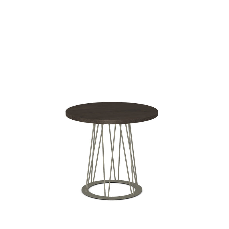 Calypso End Table w/ Solid Wood Tabletop