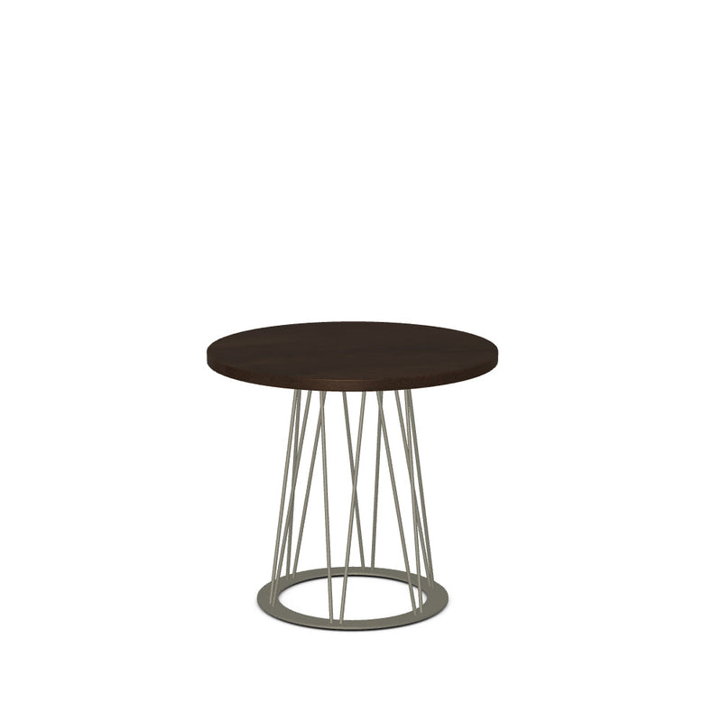 Calypso End Table w/ Solid Wood Tabletop