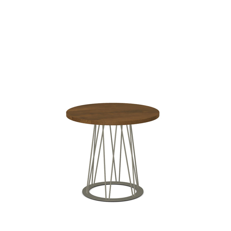 Calypso End Table w/ Solid Wood Tabletop