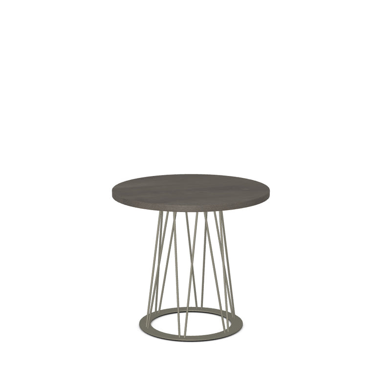 Calypso End Table w/ Solid Wood Tabletop