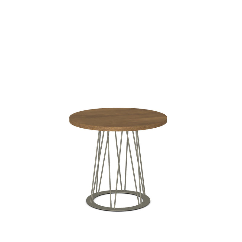 Calypso End Table w/ Wood Veneer Tabletop