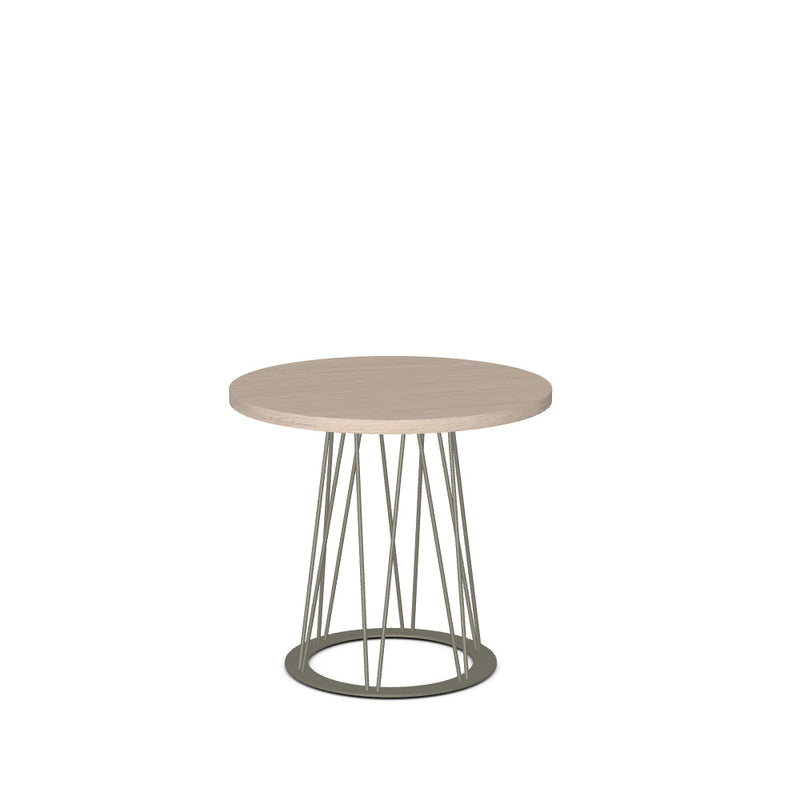 Calypso End Table w/ Wood Veneer Tabletop