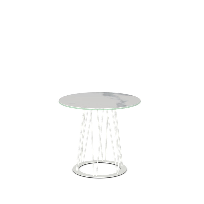 Calypso End Table w/ Italian Porcelain Tabletop