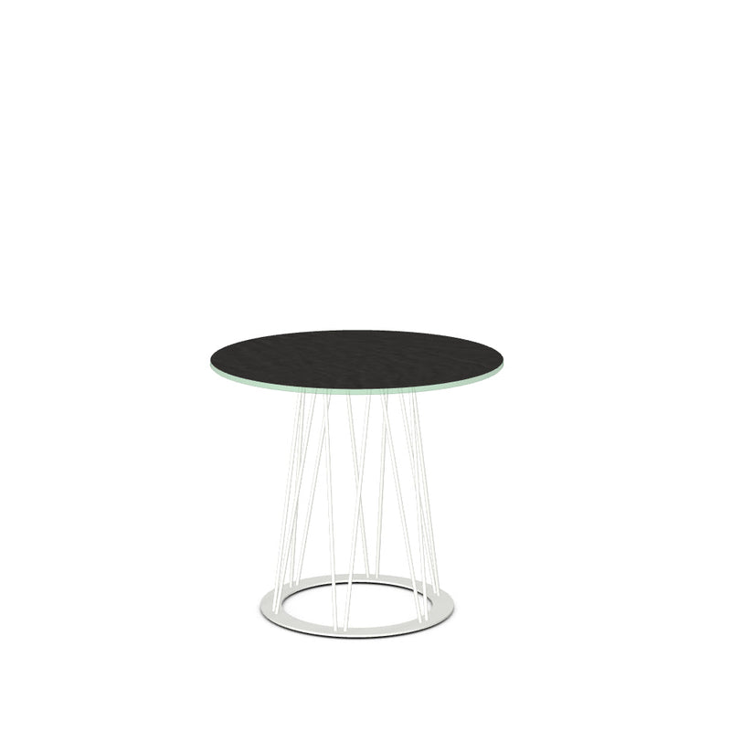 Calypso End Table w/ Starstone Glass Tabletop