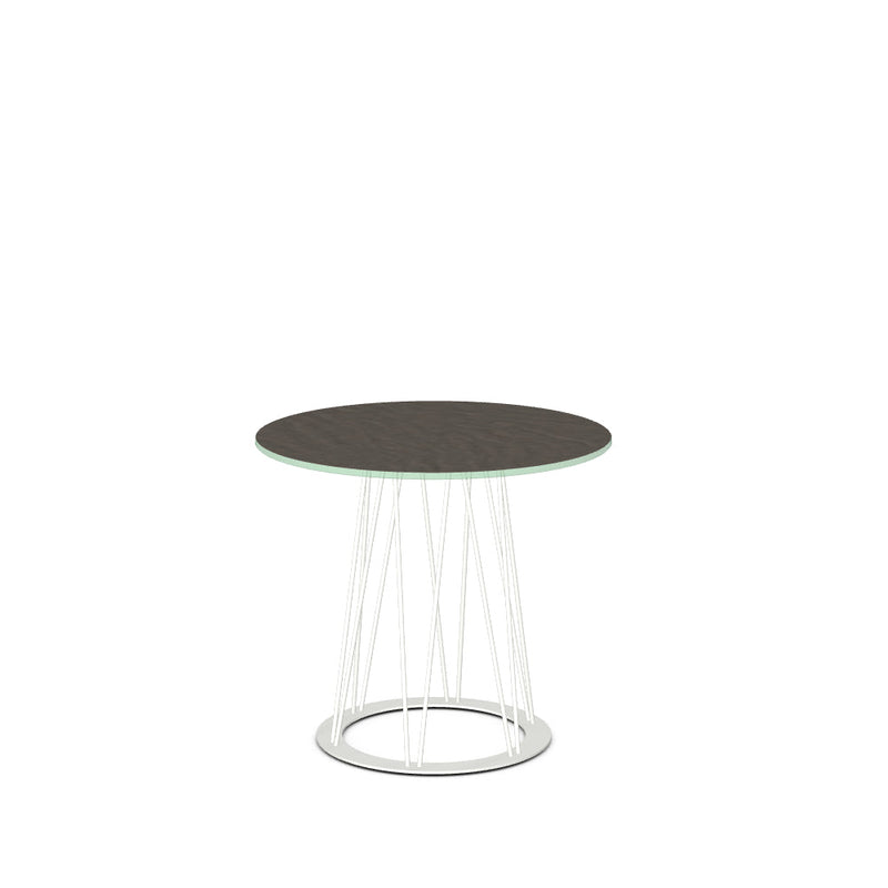 Calypso End Table w/ Starstone Glass Tabletop