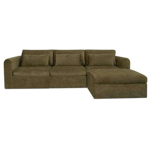 Swift - Lounge Modular Sectional - Dark Green