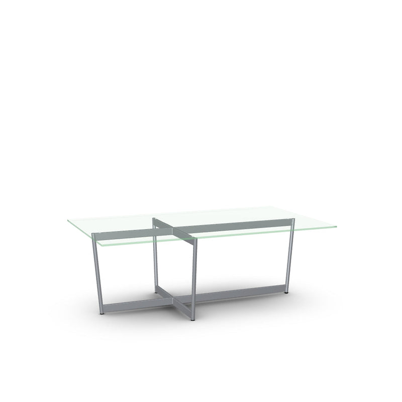 Jill Coffee Table w/ Glass Tabletop