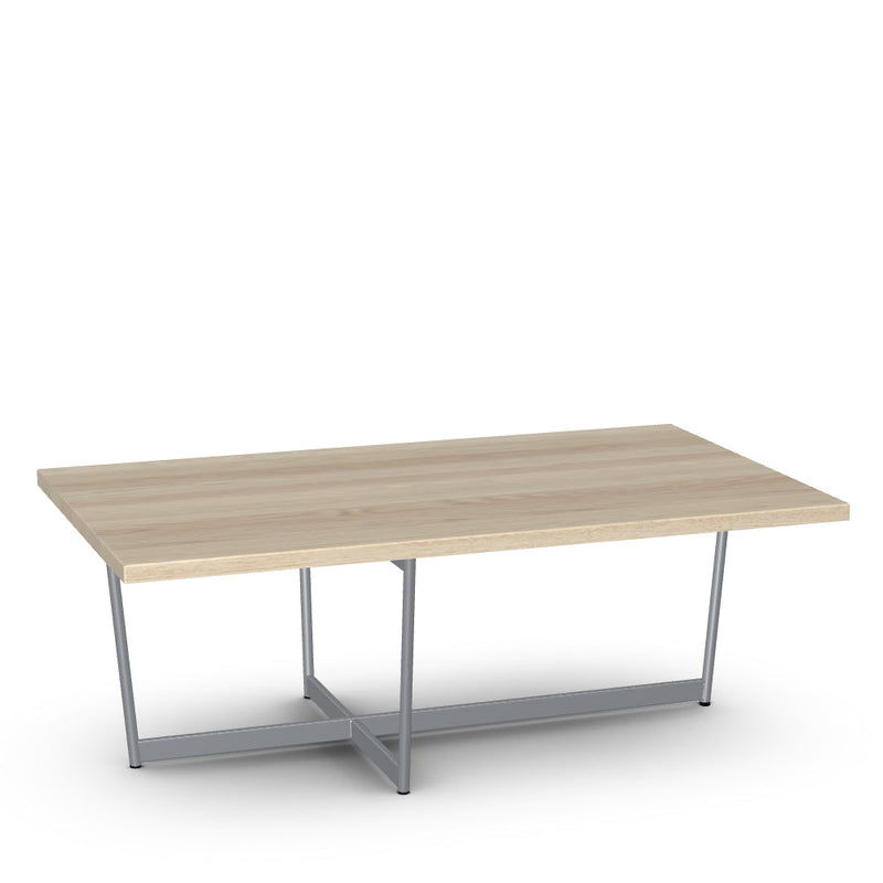 Jill Coffee Table w/ Solid Wood Tabletop