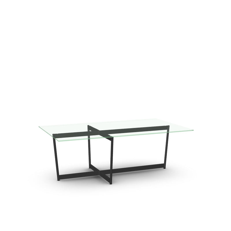 Jill Coffee Table w/ Glass Tabletop