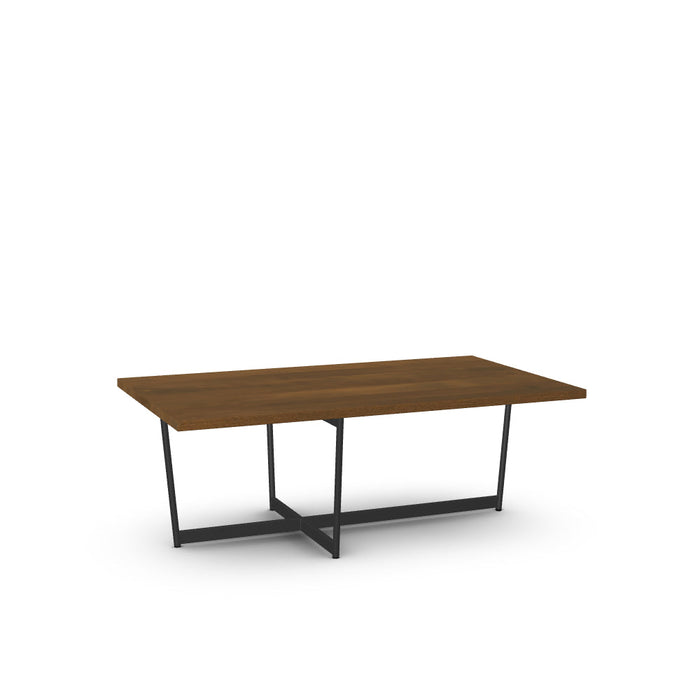 Jill Coffee Table w/ Solid Wood Tabletop