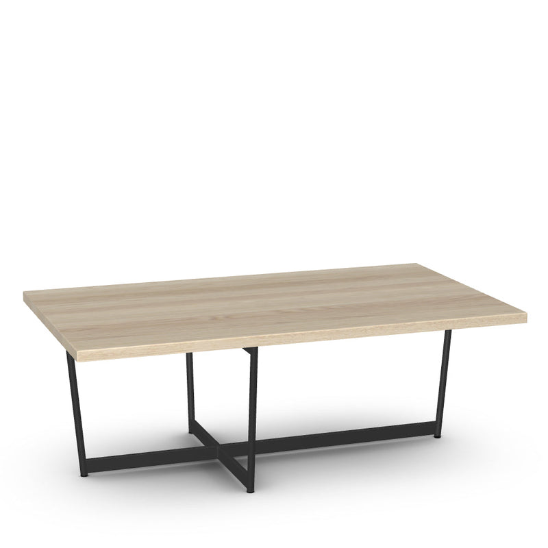 Jill Coffee Table w/ Solid Wood Tabletop