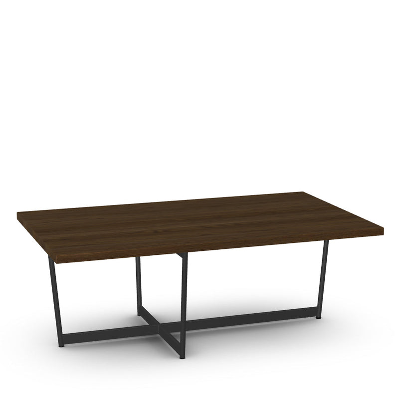 Jill Coffee Table w/ Solid Wood Tabletop