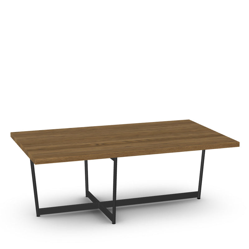 Jill Coffee Table w/ Solid Wood Tabletop