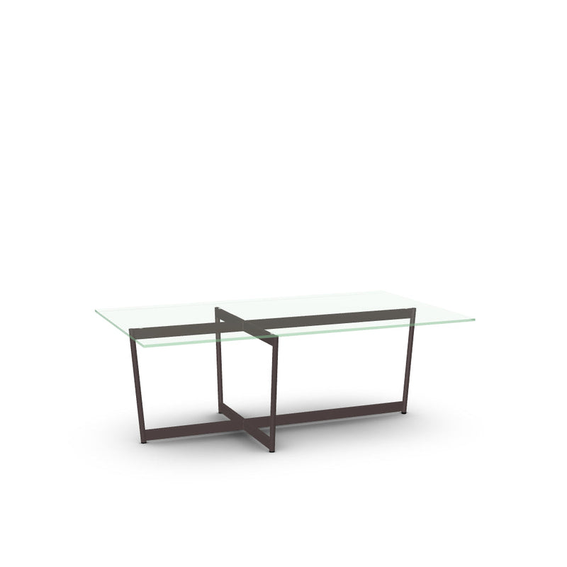 Jill Coffee Table w/ Glass Tabletop