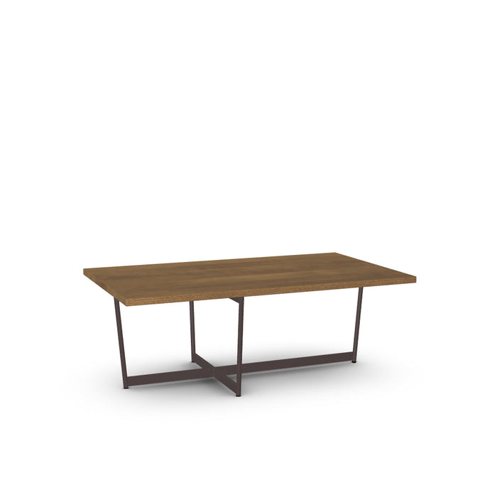 Jill Coffee Table w/ Solid Wood Tabletop