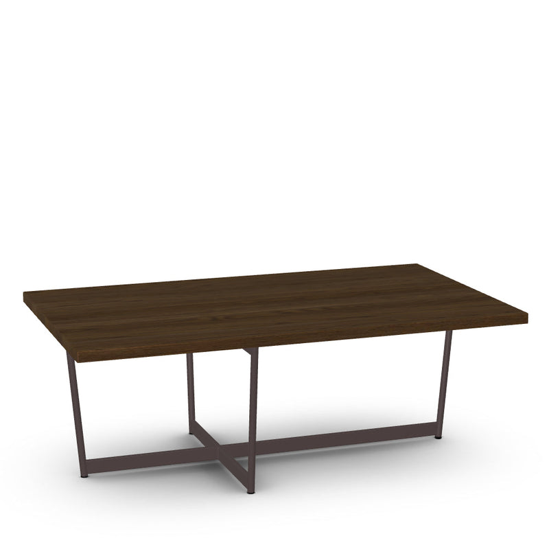Jill Coffee Table w/ Solid Wood Tabletop