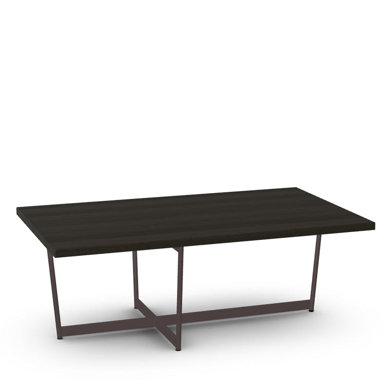 Jill Coffee Table w/ Solid Wood Tabletop
