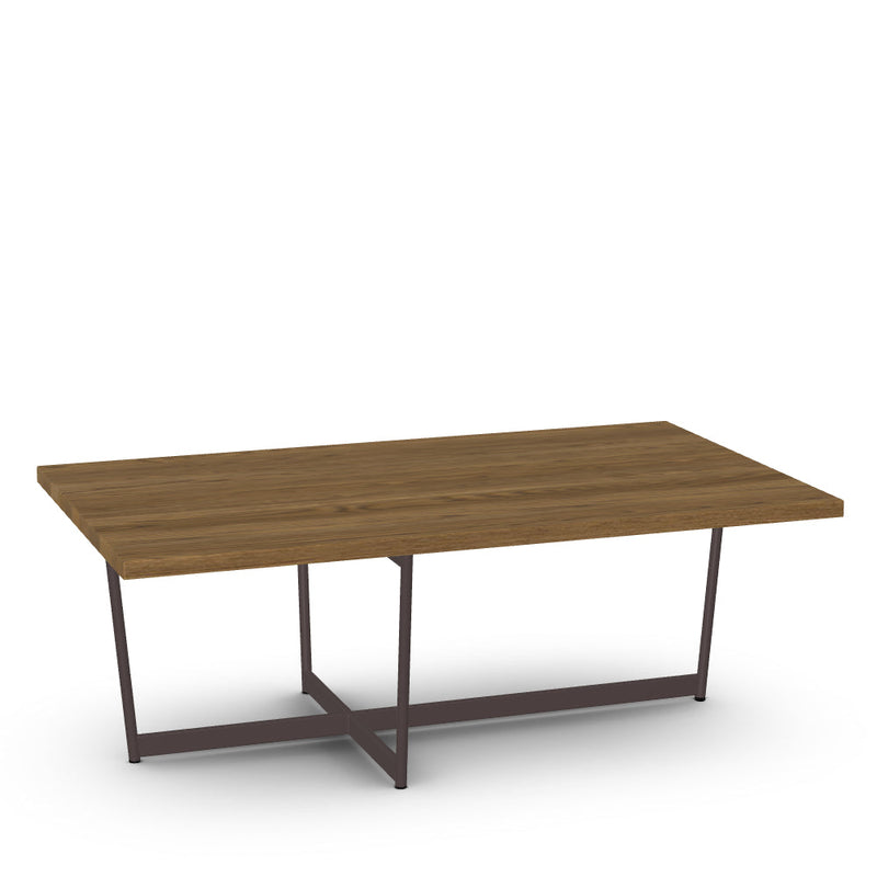 Jill Coffee Table w/ Solid Wood Tabletop