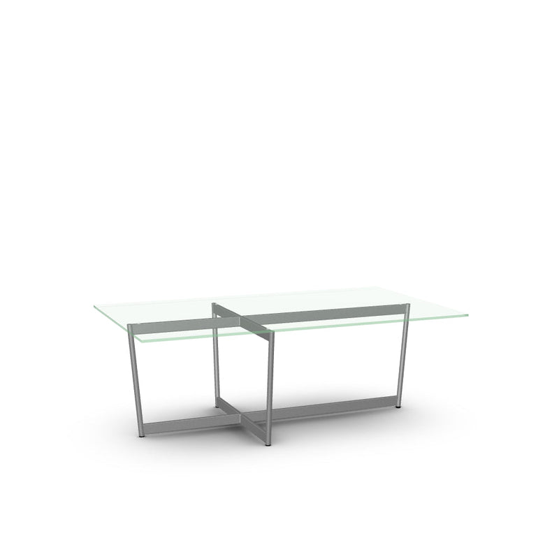 Jill Coffee Table w/ Glass Tabletop