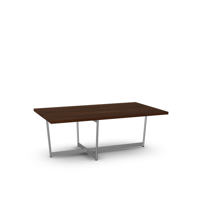 Jill Coffee Table w/ Solid Wood Tabletop