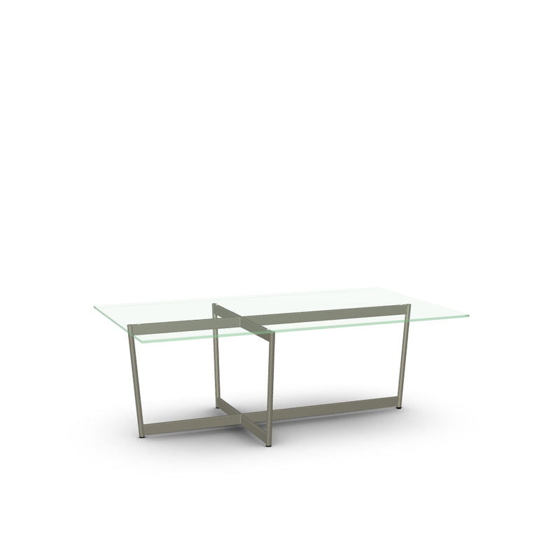 Jill Coffee Table w/ Glass Tabletop