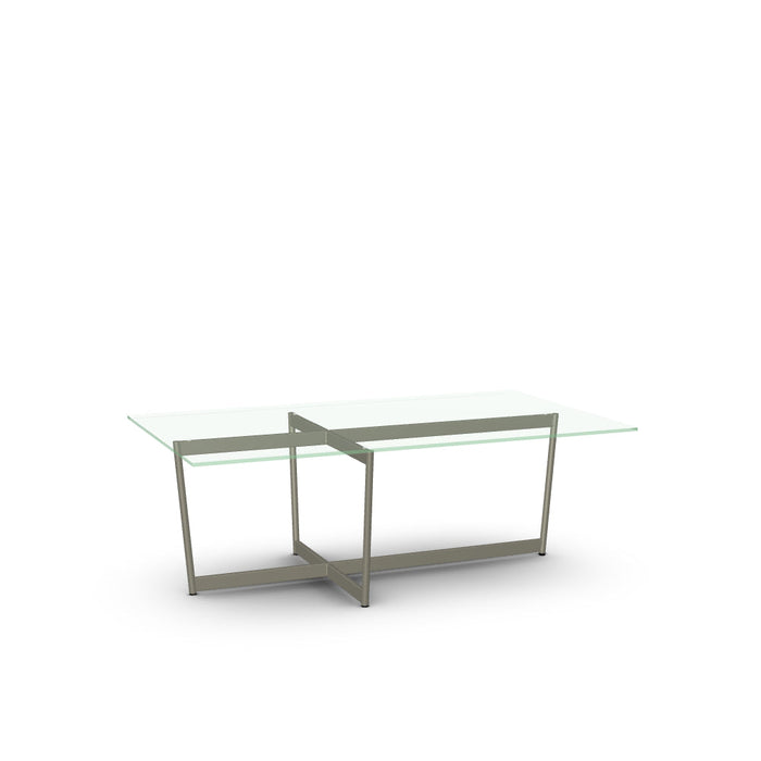 Jill Coffee Table w/ Glass Tabletop