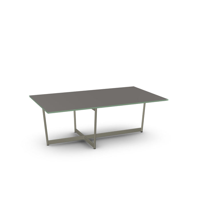 Jill Coffee Table w/ Glass Tabletop