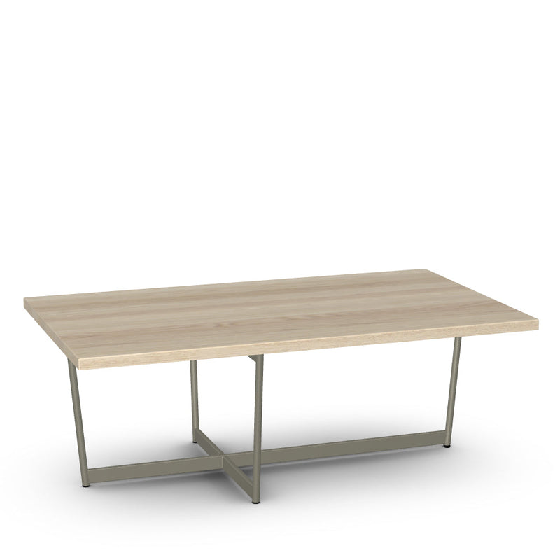 Jill Coffee Table w/ Solid Wood Tabletop